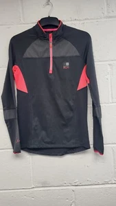 KARRIMOR Grey & Fluo Pink Half Zip Running Top Size 8. PWM - Picture 1 of 5