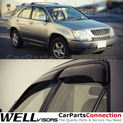 Viseras de ventana WellVisors 99-03 Lexus RX300 deflectores laterales Foto 1 de 4
