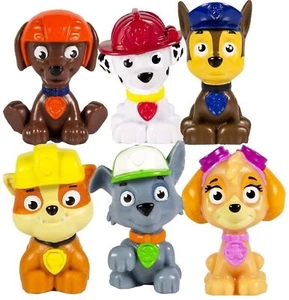Pat Patrouille Lot De 6 Mini Figurines Paw Patrol 4.5 Cm - Foto 1 di 1