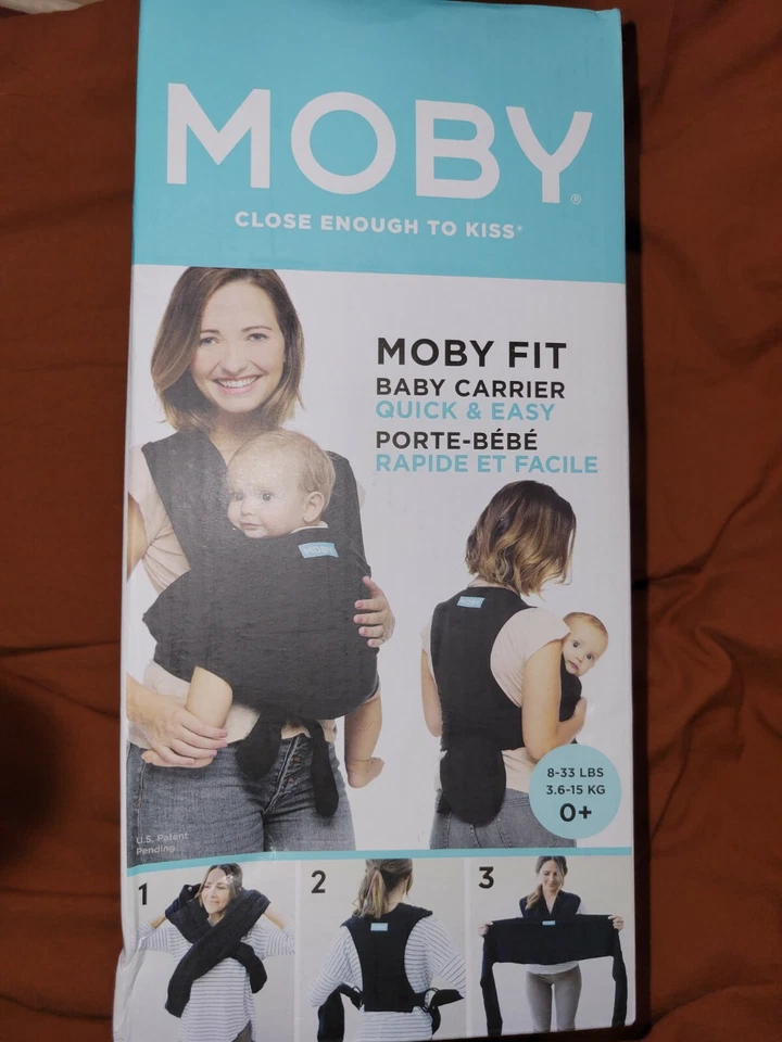Moby Fit Carrier Black Baby Sling/Wrap - Image 1 of 4