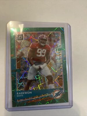 🔥 2020 Optic Football Green Velocity Prizm RC Raekwon Davis Dolphins - Image 1 of 2