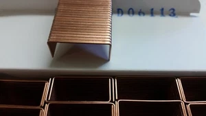 Box of 1,500 Omer 35mm Crown, 22mm length Carton Closing Staples. - Picture 1 of 2