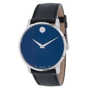 Movado 0607197 Men's Museum Classic Blue Dial Quartz Watch