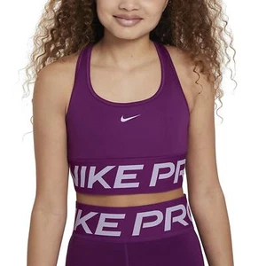 NIKE ACTIVE SWOOSH GIRL TOP - PURPLE - FQ1259-503 - Picture 1 of 1