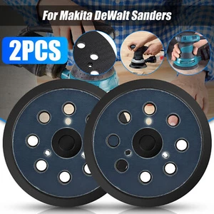 2Pcs 5in Hook & Loop Orbital Sander Pad 3-Screw for Dewalt Makita Porter Cable - Picture 1 of 13