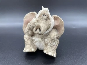 Funts Keith Sandulak Baby Elephant in Diaper Resin Nursery Figurine 1995 - Picture 1 of 8