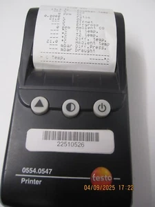 Impresora Irda Testo 0554 0547 (estilo antiguo) - Imagen 1 de 5
