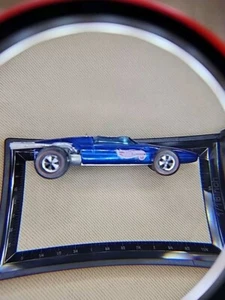 Antique Hot Wheels Car Redline 1969 Indy Eagle Blue Chrome HTF Grand Prix Car - Picture 1 of 23