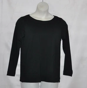 Linea by Louis Dell'Olio Scoop Neck Tunic with Pocket Detail Size S Black - Picture 1 of 2