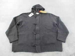 Gap Cardigan Sweater Mens Toggle Button Wool Cashmere Blend Gray 2006 NWT - Picture 1 of 15