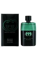 Gucci Guilty Black Pour Homme by Gucci, 1.6 oz EDT Spray for Men - Picture 1 of 2
