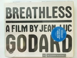 Breathless - Jean Luc Godard Blu-ray 2016 Criterion Collection 2-Disk NEW - Picture 1 of 3