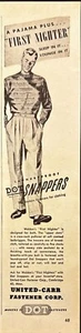 1946 United-Carr Fastner Dot Snappers Vintage Print Ad First Nighters - Picture 1 of 6