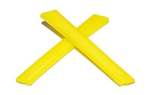 NEW YELLOW RUBBER EAR SOCKS FOR OAKLEY SPLIT JACKET SUNGLASSES - Picture 1 of 4