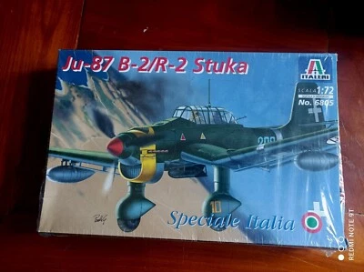 Italeri Junkers ju 87B Stuka  1/72 Regia Aeronautica  Speciale Italia - Immagine 1 di 2