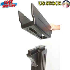 Plastic Mailbox Post Kit W/ Newspaper Access Rust Weather Resistant Durable - Picture 1 of 5