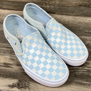 ICOMPRE 2 DE CADA CAJA vans azules con cuadros Y OBTENGA UN 70% DE  DESCUENTO!