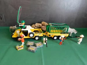Playmobil ***Rarität*** Safari-Jeep u. -Anhänger 3528- u. 3529-A/1980, ohne OVP! - Bild 1 von 12