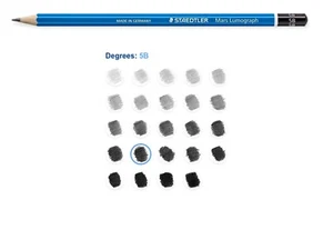 Staedtler Mars Lumograph Pencil 5B - Picture 1 of 2