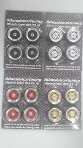 Ruedas de ajuste a escala 1:18 BBS RS 16 PULGADAS CON logotipos de ruedas ¡ahora incluidos!, ¡NUEVAS!¡! - Imagen 1 de 12