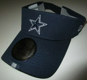 Dallas Cowboys NFL Football Official New Era Visor Hat Cap training men navy NWT - Picture 1 of 6