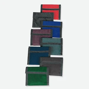 4 1/2" x 3 1/2" Basic Red, Yellow, Green, Blue & Black  Wallets - 12 Pc. - Picture 1 of 2