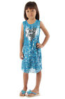 NEW  sz L(14) Valentines Haven Girl Blue & Silver Heart Sequin Tween Dress