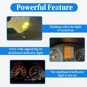 2PCS Car Canbus Decoder, LED Light Decoder, H13/9008 LED Blinker Resistor, Ve... - Picture 1 of 7