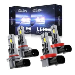 For Chevrolet Traverse 2009-2012 Combo 4x LED Headlight Kit Bulbs Super Bright - Picture 1 of 21