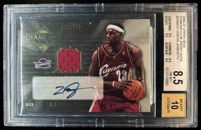 Camiseta deportiva 2006-07 Upper Deck Diamond Club Lebron James automática #/110 BGS 8,5/10 Foto 1 de 2