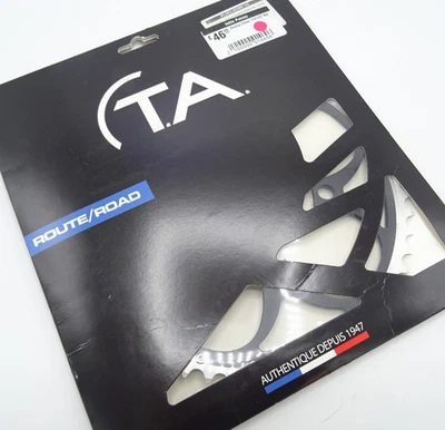 TA Zephyr Road Bike Outer Chainring 9/10s 53T x 110 BCD Black Alloy GN-389-T8 - Image 1 of 3