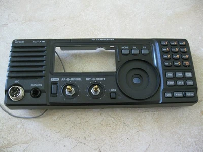Icom IC-718 FRONT PANEL in Excellent shape (less display and knobs and encoder) - Image 1 of 4