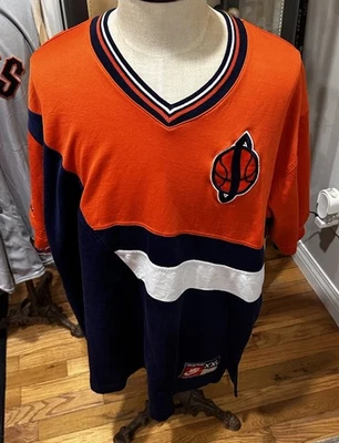 Camiseta deportiva de calentamiento de baloncesto naranja Nike Syracuse vintage para hombre 2XL Foto 1 de 4