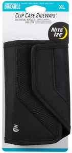 Nite Ize Clip Case Sideways Universal Rugged Holster, XL - Black - Picture 1 of 6