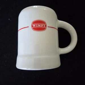 Vintage Wimpy Hamburgers Restaurant Dudson Kaffee Tee Becher Stein Keramik - Bild 1 von 8