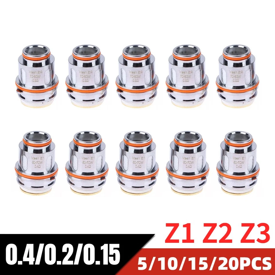 20X Zeus Coils Z Series Replacement Core Hardware Connector Access 0.4ohm 0.2ohm - image 1 of 4
