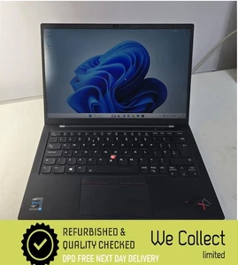 Lenovo X1 Carbon Gen 6 i7 8650U 16GB RAM 512GB SSD 14"  Win 11 Pro Laptop - Picture 1 of 13