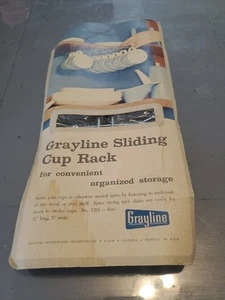 Vintage Grayline Unter Regal/Schrank Schiebe Kaffeetassenregal/hält 12 Tassen/Neu Nos - Bild 1 von 4