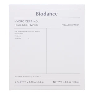BIODANCE Hydro Cera-Nol Real Deep Maske 4 St je 34g Gesichtsmaske Feuchtigkeit - Bild 1 von 2