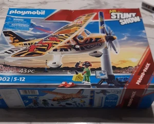 Playmobil City Air Stunt Show Action Set 70902 Tiger Propeller Plane - Picture 1 of 5