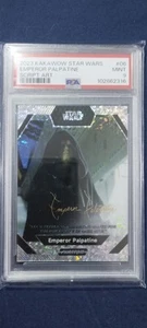 2023 Kakawow Star Wars Emperor Palpatine Script Art PSA Mint 9 - Zdjęcie 1 z 2