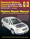 Shop Manuell Service Reparatur Buch Haynes Chevrolet HHR Kobalt Pontiac G5