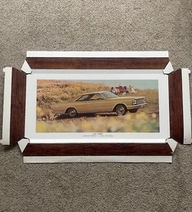 1966 Ford Galaxie 500-XL 2 door hardtop showroom poster. - Picture 1 of 3