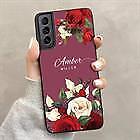 Floral Personalised Phone Case For Samsung Galaxy A12 A13 A14 A23 Silicone Cover