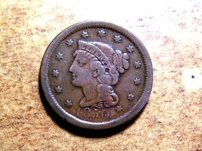 Higher Grade 1850 United States Lage Cent  B15 - Image 1 of 2