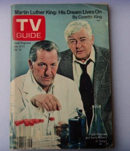 REVISTA TV GUIDE VINTAGE 11-17 DE FEBRERO 1978 JACK KLUGMAN DE QUINCY JONES - Imagen 1 de 3