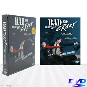 DVD Korean Drama Series Bad And Crazy (1-12 End) English Subtitle (All Region) - Imagen 1 de 7