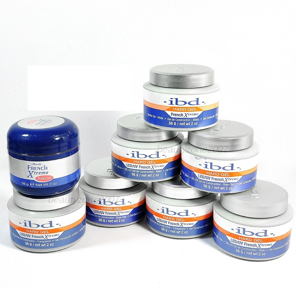 ibd LED/UV UV Hard Gel French Xtreme Gel 2oz 56g x 12 Bottles *Choose any 1" - Image 1 of 1
