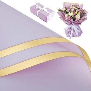 Waterproof Flower Wrapping Paper Floral Korean Style Bouquet Gift Wrap Sheets - Picture 1 of 7