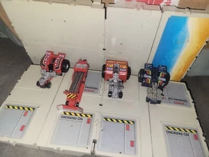 Vintage Micro Machines Tractor Puller Lot Of 3 And Sled - Picture 1 of 24